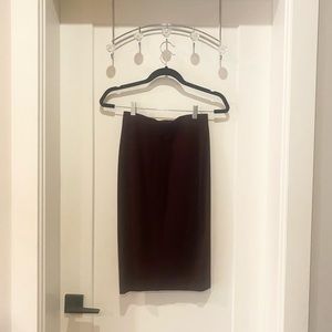 Aritzia - Wilfred - Pencil Skirt - Burgundy - Size Small (S)
